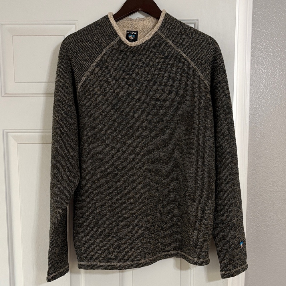 Kuhl Men's Black Crewneck Sweater